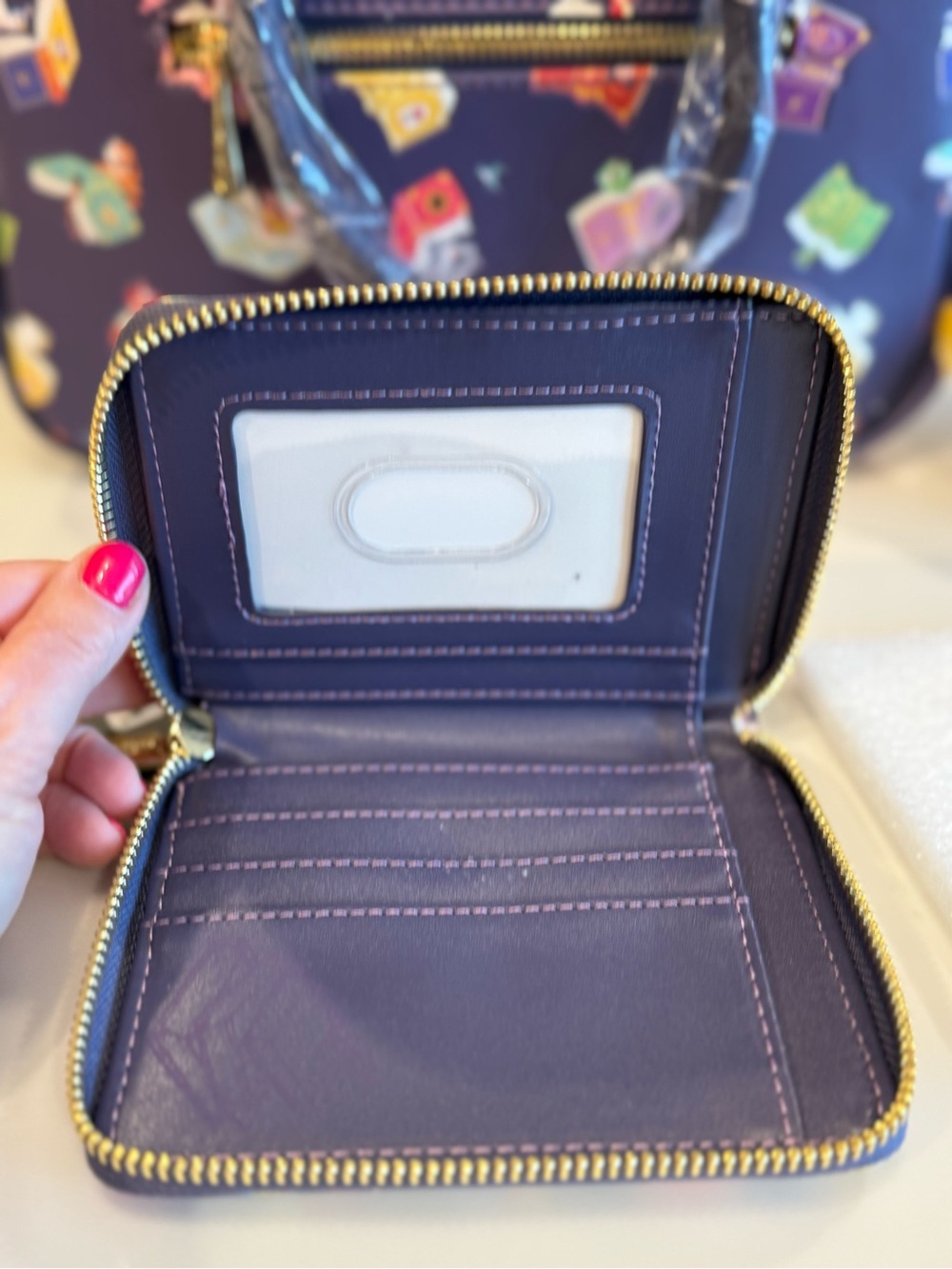 Loungefly Disney Princess AOP crossbody+ Wallet Set - NWT - Picture 9 of 9